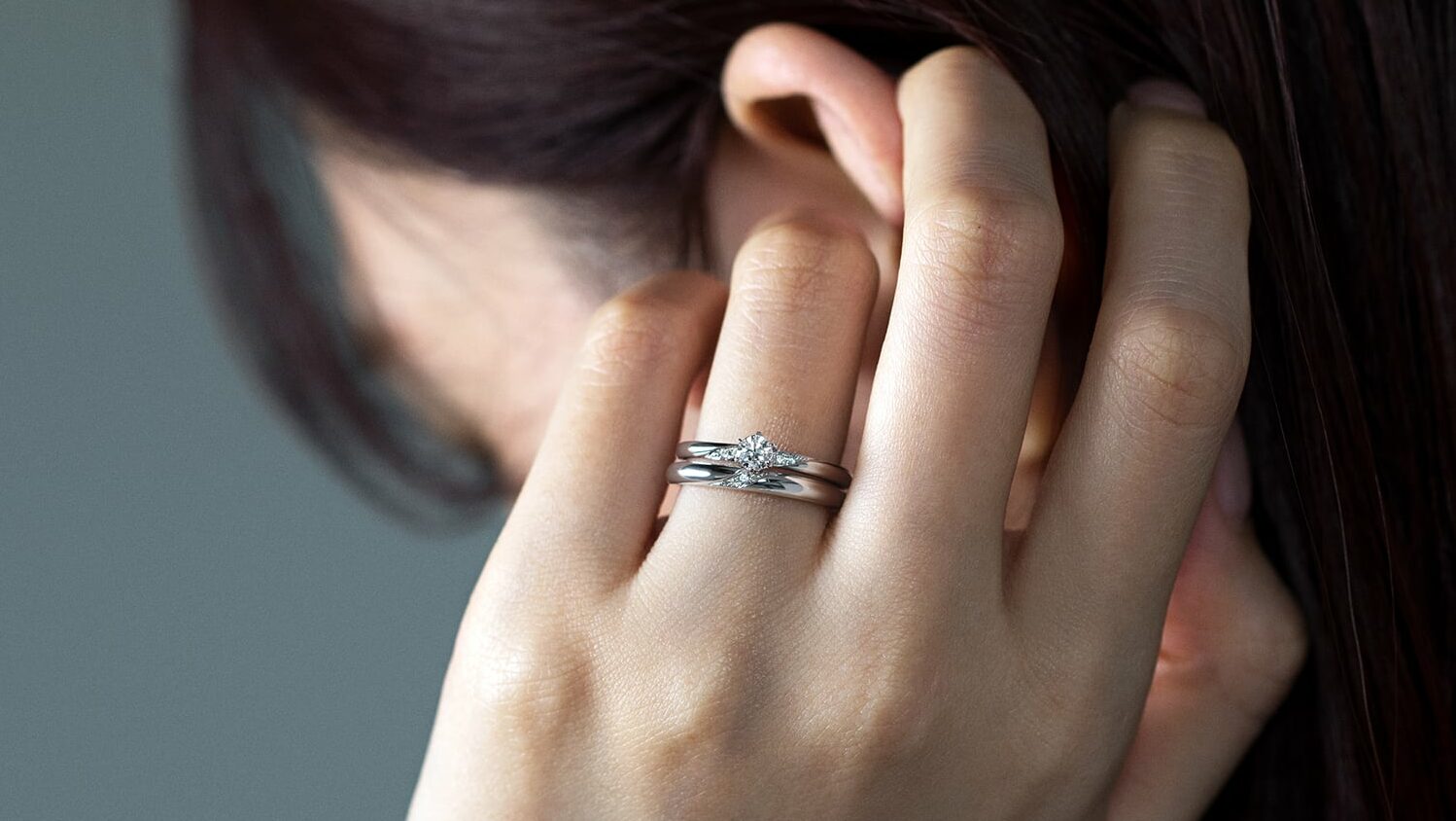 婚約指輪と結婚指輪(E221-02-01468-D,M22A-02-01471M-13)